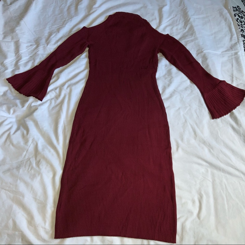New Lark & Ro Sweater Dress w/Cold Shoulders